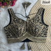 Tew Heavy Pure Soft Roman Silk With Heavy Jari Sequence Work Blouses Online Wholesale